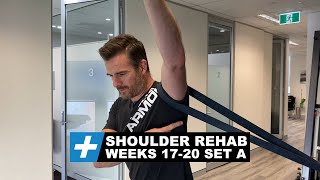 Shoulder Rehab Postop Weeks 1720  Set A  Tim Keeley  Physio REHAB [upl. by Marys]