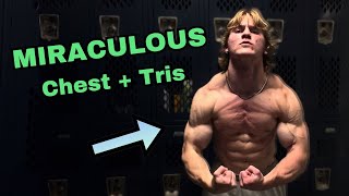 MIRACULOUS Chest and Triceps Workout CCUM Yaps 72 [upl. by Arela]