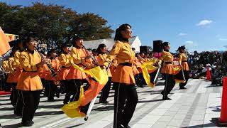 Kyoto Tachibana High School marching band at the Kusatsu Halloween 2018  openingfull [upl. by Siegler564]