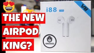 Best Sounding Airpod Clones Yet Knockies i88 TWS [upl. by Sylera]