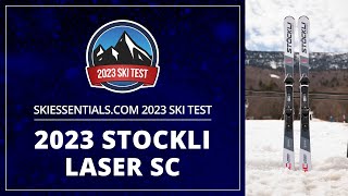 2023 Stockli Laser SC  SkiEssentialscom Ski Test [upl. by Edrahc]