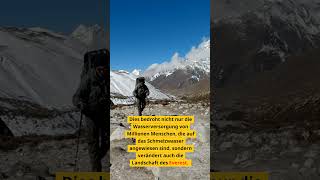 🏔️ Mount Everest schmilzt Klimawandel im Himalaya ❄️🌍 fakten geografie wusstestduschon [upl. by Lerej930]