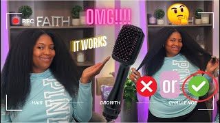 I Tried the Revlon Hair Dryer Brush on my Type 4 hair 💁🏾‍♀️✨ Does It Work🤔😳 [upl. by Kress]