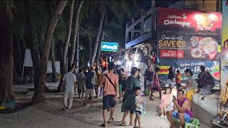 Boracay Walking at Night Boracay NightLife [upl. by Enriqueta]