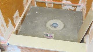 How to install a Schluter KerdiDrain with Deck Mud [upl. by Eiryk]