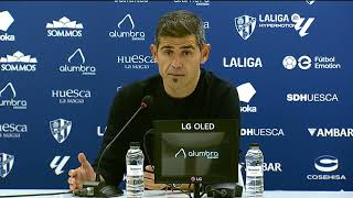 Rueda de prensa SD Huesca vs Real Valladolid CF [upl. by Nnail]