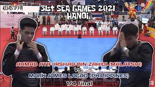 Ahmad Atif I Bin Z MYS VS Mark James L PHI  31st Sea Games Pencak Silat 2021 Kelas D Pa [upl. by Eynttirb]