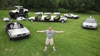 Man Transforms Back To The Future Cars Into Bizarre Creations [upl. by Notlok]