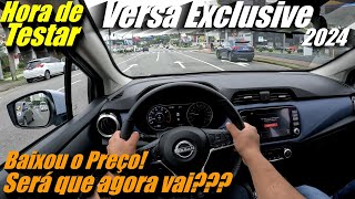 Hora de testar o Nissan Versa Exclusive 2024 Teste de 0 a 100 Mas por que vende tão pouco [upl. by Hadnama414]