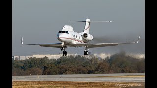 Gulfstream IIB N779LC HALO4 final flight [upl. by Jovitta494]