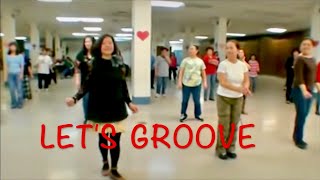 Lets Groove Line Dance [upl. by Fidel]