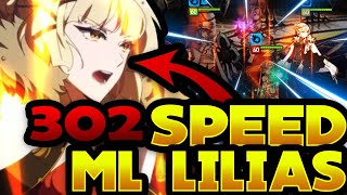 301 SPEED ML LILIAS SO STRONG  Epic Seven [upl. by Eelnodnarb]