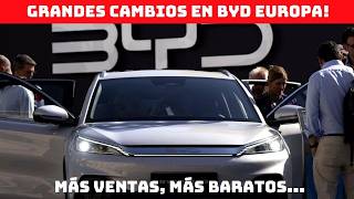 ¿QUÉ LE PASA A BYD EN EUROPA Bajas ventas y cambios importantes [upl. by Alfreda53]