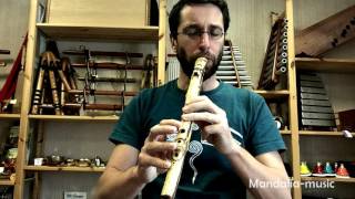 FLUTE LA 432 Hz EN ECORCE [upl. by Kristel]