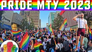 🌈 Marcha de la diversidad LGBTQ  PRIDE Monterrey 2023 🏳️‍🌈 [upl. by Saimerej]