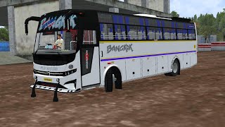 Bangkok tourist bus livery for bussid  DG vega bmr mod livery For Bussid [upl. by Raffo217]