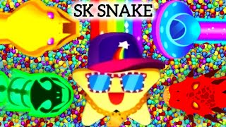 I reached at 50000  score in snake io 🐍 with Star Star snake skin gameplay 🐍 That sk snake [upl. by Suilienroc]