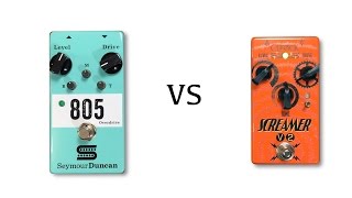 Seymour Duncan 805 vs Cusack Screamer V2 [upl. by Orlanta]