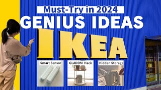 9 Genius IKEA Ideas You Need to Try in 2024  Amazing SpaceSaving Hacks amp Innovative Products [upl. by Elijah]