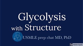 Glycolysis pathway with Structure【USMLE biochemistry】 [upl. by Neral873]