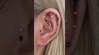 Celestial multiple ear piercing ideas for women [upl. by Ahsoik]