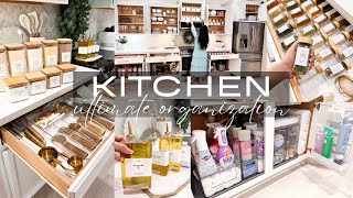 ULTIMATE KITCHEN ORGANIZATION  Satisfying Clean and Kitchen Restock Organizing on A Budget [upl. by Artenra]