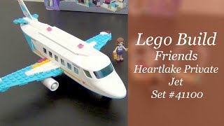 Lets Build  LEGO Friends Heartlake Private Jet Set 41100 [upl. by Eissalc]