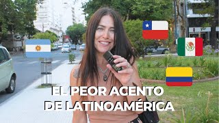 ARGENTINOS sobre EL PEOR y MEJOR acento de LATINOAMÉRICA [upl. by Witty]