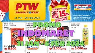 Promo Indomaret PTW 31 Januari  6 Februari 2024  Product of The Week Indomaret [upl. by Ogdan]