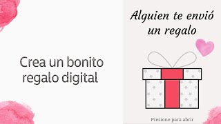 Caja sorpresa digital  Regalos a distancia ❤️ giftbox [upl. by Ttirb]