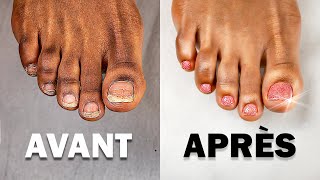 Tuto VERNIS SEMIPERMANENT Pieds  Comment faire une PÉDICURE Parfaite [upl. by Martina]