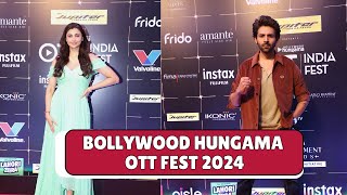 Daisy amp Kartik Aaryan Graces The Red Carpet Of Bollywood Hungama OTT Fest 2024 Panel Discussion [upl. by Mateo]