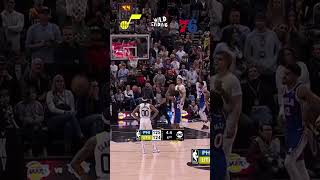 76ers vs Jazz 🔥 WILD ENDING 👀 shorts nba highlights [upl. by Ohare458]