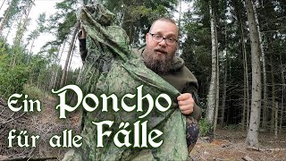 Ein Poncho für alle Fälle  Helikon Tex Regenponcho Vorstellung [upl. by Enoryt]