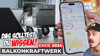 BALKONKRAFTWERK 2024  Diese Helfer solltet ihr kennen Anker SOLIX Guide [upl. by Bautista]