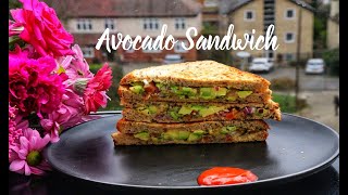 AVOCADO SANDWICH  GUACAMOLE SANDWICH INDIAN STYLE RECIPE  AVOCADO SANDWICH RECIPE INDIAN STYLE [upl. by Ayatal]