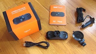 Vantrue R3 1296p Dash Cam  Unboxing and Video Samples [upl. by Malsi787]