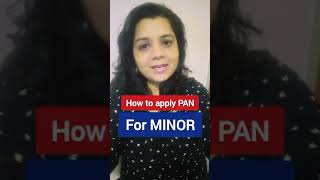 Minor Pan Card Baccho ka pan card kaise banaye online How to Apply Minor Pan Card Online [upl. by Nolra]