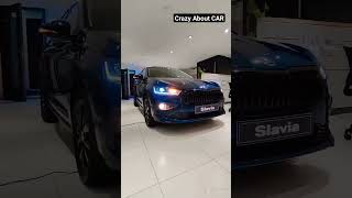 2024 Skoda Slavia Sportline 🚀short shorts shortvideo youtubeshorts trending video car song [upl. by Cranford]