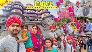 ᡣ𐭩 Indore Full day tour 😍 56 Dukan khajrana bada ganpati Rajwada Indore Madhya Pradesh EP10 [upl. by Dulcle]