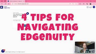 Edgenuity 4 Tips [upl. by Inacana]