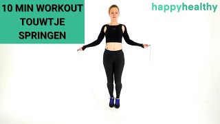 5 Minuten Workout Touwtje Springen voor Vetverbranding en Conditie [upl. by Hameerak]