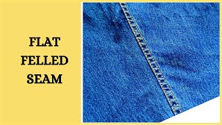 How to sew a Flat Felled Seam [upl. by Anoiuq]