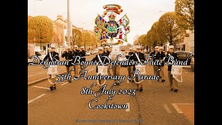 Derryloran Boyne Defenders Flute Band 55th Anniversary Full Parade 080723 [upl. by Adnoryt]