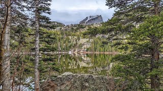 From Bear Lake to Bierstadt Lake Hiking Amidst Thunderstorms and Snow Drifts [upl. by Mathur]