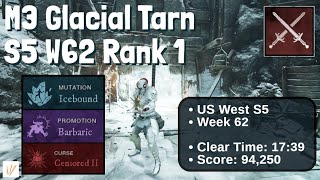 New World M3 Glacial Tarn DPS POV with Builds S5 Week 62 [upl. by Bellis]