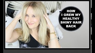 HOW I GREW MY HEALTHY HAIR BACK  NADINE BAGGOTT [upl. by Notsgnal]