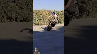 Bike satant videostuntgirl shortsviral [upl. by Adnaloj822]