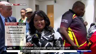 Tshwane Council  Parties have 14 days to elect a new mayor [upl. by Ahsinod]