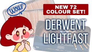 Derwent Lightfast 72 Coloured Pencils  Review [upl. by Shaun483]